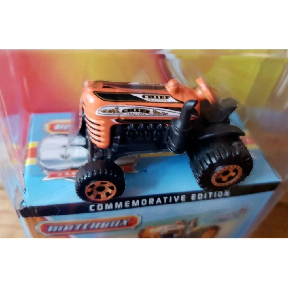 2013 Matchbox 60Th. Anniversary CROP MASTER Diecast Tractor Orange #24/24 #Y5345